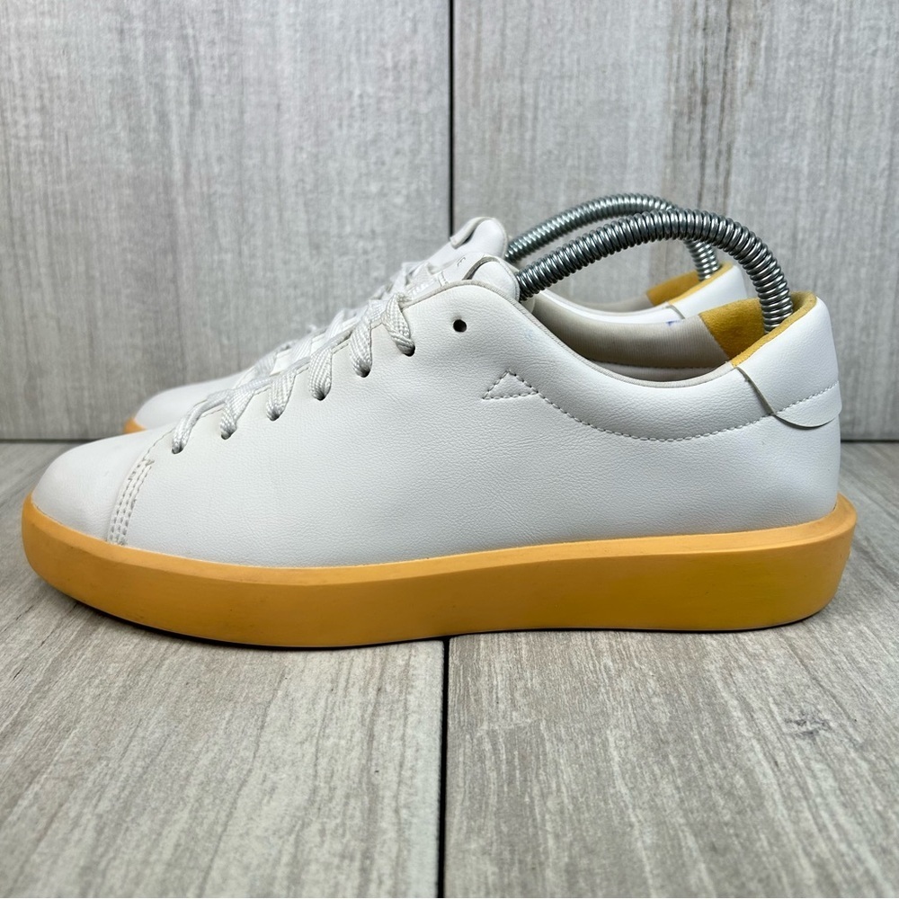 Everlane The ReLeather Tennis Court White Leather Sneaker Shoe Womens Size 8 - Picture 3 of 11
